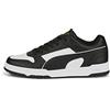 PUMA Rbd Game Low, Scarpe da Ginnastica Unisex - Adulto, Puma Black Puma White Puma Team Gold, 42.5 EU