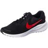 Nike Revolution 7, Scarpe con Lacci Unisex-Adulto, Black/University Red-White, 40.5 EU