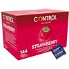 Control Strawberry preservativi aromatizzati alla fragola - 144 profilattici