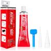 flintronic Adesivo Sigillante Alte Temperature, 70ML Adesivo Sigillante Auto e Nautica, Pasta Guarnizione Motore, Resistente, per Sigillare Vetri di Automobili, Motore, Macchina, Tubo(-62°C to 343°C)