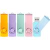 ABLAZE Chiavetta USB 16GB 5 Pezzi ABLAZE USB 3.0 PenDrive 16GB Girevole Pennetta USB per Archiviazione Dati con Corda ( 5 colori )