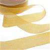 Deko AS GmbH Nastro Decorativo Shabby Chic in Effetto Lino 38 mm - Sonnengelb - 20 m - 69038 - 38 - 20 - 10
