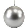 Cereria Di Giorgio - 6 Candele Sfera - Ø 6 cm - Argento