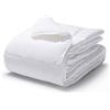 Sancarlos - Piumone da 90 cm, 150 x 220 cm, Colore: Bianco