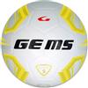 GEMS UN07-0307 Olimpico Academy Pallone da Calcio, Calcetto, Calciotto, Futsal, Bianco/Giallo Taglia 5