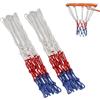 MagiSel 2 Pezzi Rete da Basket, Rete Canestro Basket Esterno Rimovibile, Canestro Basket Esterno,Ricambio Rete da Basket,Rete da Basket Professionale e Durevole,per Uso Sostitutivo Interno o Esterno,12 Anelli