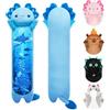 Mewaii 50 cm Largo Axolotl de Peluche Almohada Suave y Cómoda Peluche Salamandra Azul Cojines de Felpa Perfectos para Regalo