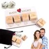 Sprießen 9 Pezzi Dadi Per Appuntamenti Notturni Per Coppie, Dadi Date Night, Dadi Notturni In Legno, Giochi Di Romantici Per Adulti, Divertente Regalo San, Giochi Hot Per Coppie Adulti