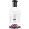 Geedel Tritatutto Manuale Slap Chopper - Facile da Pulire e Taglio Veloce per Verdure, Cipolle, Noci, Aglio, Insalata e Altro