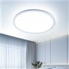 EASY EAGLE Plafoniera LED Soffitto Rotondo, 40CM 6500K 48W 4800LM, Bianco