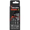Black+Decker 16270 - Set di estrattori per viti, 5 pezzi