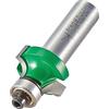 Trend CraftPro Fresa per bordi arrotondati con guida, codolo 1/2 pollice, raggio 6,3 mm, lunghezza di taglio 12,7 mm, include cuscinetti multipli, metallo duro (TCT), C076X1/2TC