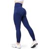 Bellivalini Leggins Sportivi Donna Push up Scrunch Lifting Vita Alta Fitness Gym BLV50-254 (Blu Marino Blu Nero, XL)