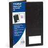 Exacompta - Rif. CDB50Z - Cartone da 2 cartelline per documenti - 50 buste lisce di altissima qualità - 100 viste - per A4 - dim 25 x 32 cm - porta etichetta - copertina in PVC rigido - nero