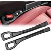 GreenYeah 2 Riempitivo per Sedili Auto, Car Seat Gap Filler, Tappo per Sedile Auto, Striscia a Prova di Perdite Sul Lato del Sedile, Riempimento del Divario del Sedile, Universali per Auto SUV (Black)