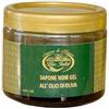 Bio Jalal sapone di Aleppo Noir gel all'olio di oliva e olio di alloro 400gr scrub 100% naturale come esfolliante e rigenerante per il corpo e viso nell' Hammam o in bagno prodotto in Turchia