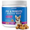 NIFEISHI Probiotici Per Cani, Probiotico Digestivo Per Cani, Probiotici Cane, Prurito Cutaneo, Allergie, Equilibrio dei Lieviti, Sistema immunitario, Sapore di Anatra, 120pcs