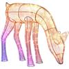 Twinkly Reindeers Doe, Renna Luminosa da Esterno Mappabile a LED, 160 LED RGB + Luce Bianca Calda, Altezza 75cm, Compatibile con Alexa e Google Home, IP44, Luci di Natale da Esterno Controllate da App