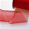 Deko AS GmbH Cristallo Organza Rosso - Larghezza 70 mm - Rotolo 25 Meter - 40070 30 della R 70