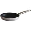FMprofessional Padella antiaderente 20 cm, rivestimento antiaderente ILAG Essential doppio strato, alta conduttività termica, leggera e resistente alla corrosione, 20 x 4,5 cm, 1 pz.