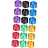 YARNOW Fascette per Zampe di Piccione in Alluminio 18 Pezzi Colore Casuale