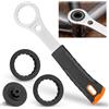 SANOU Chiave per Guarnitura per Mountain Bike Chiave per Movimento Centrale Chiave Center Lock Chiave Movimento Centrale Chiave per Guarnitura Compatibile con Shimano Hollowtech II/BB9000, BBR60