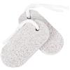 WMUVAZA Pietra pomice naturale per piedi, 2 pezzi Lava Pedicure Tools, Pietra Pomice Cura del Piede, Esfoliazione del piede naturale per rimuovere la pelle morta, er piedi e mani, multicolore