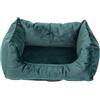 FERA Glamour divano letto rettangolare verde XL 75x85x29 cm