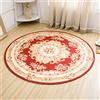 Morbuy Rotonda Tappeto Salotto Cucina Bagno Bambini Camera da Letto Yoga, Moderno Boemia Jacquard Stampa Soggiorno Antiscivolo Tappeti Decorazione della Casa (60x60cm,Rosso)