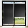 KOOEIN Tende a Rullo Oscuranti 40cm 58cm 60cm 68cm 80cm Di Larghezza,Tende a Rullo Senza Fori,Tenda Portatil,Tende Temporanee Privacy per Casa E L'ufficio,Con Ventosa,Black-40x125cm16x49/in