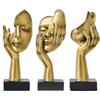 Irayin Pensatore Astratto Statua Scultura, Statuette Decorative Casa, Decorazione Moderna Scultura, Soprammobili Moderni Salotto, Statuette Decorative Casa - Oro