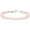 COAI Bracciale da Donna di Perle Naturali, Bracciale di Perle Coltivate di Acqua Dolce da Donna