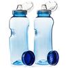Greiner Bottiglie con coperchio push-pull, in Tritan (senza bisfenolo A), 0,5 litri