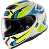 Shoei casco modulare Neotec 3 - Anthem TC3 Giallo Blu
