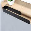 YIGII Porta Asciugamani Bagno Nero - Portasciugamani Autoadesivo Acciaio Inossidabile Anello Portasciugamani da Parete, 30 CM Porta Salviette Adesivo Senza Foratura per Bagno Bidet e Cucina