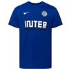 Nike Inter M Nk Dry Tee Core Match, T-shirt Uomo, Rush Blue, L