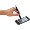 Bullet Penna con gommino touch e refil nero Nash Touch Black personalizzate o neutre