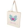 Tote bag in cotone bio da 180 g/m² Orissa con soffietto 38x4x9 cm personalizzate o neutre