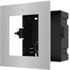 Hikvision DS-KD-ACF1/S Cornice da incasso inox 1 modulo per videocitofono modulare
