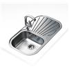 Teka Evier à une cuve avec égouttoir Teka 11107020 Acier inoxydable