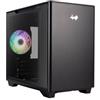 INWIN In Win A3 BLACK Mini Tower Vetro Temperato No-Power mini ITX/microATX Nero
