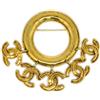 CHANEL Pre-Owned - Spilla ad anello 1994 - Donna - placcatura in oro - Taglia unica