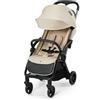 Kinderkraft Apino - Passeggino Leggero Compatto Pieghevole da 0+M fino a 22 Kg Cappotta, Cestino Porta Oggetti e Corrimano colore Beige