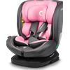 Lionelo Seggiolino Auto 0-36 Kg Isofix / 0M - 12 Anni / 40-150 cm / Gruppo 1-2-3 / Girevole 360° colore Rosso - Bastiaan i-Size