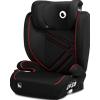 Lionelo Seggiolino Auto 15-36 Kg Isofix / 3,5-12 Anni / 100-150 cm / Gruppo 2-3 Reclinabile colore Nero e Rosso - Hugo I-Size