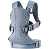 Babybjorn One Air - Marsupio Neonato Morbido Zaino Porta Bebè da 0M+ fino a 3 Anni colore Slate Blue