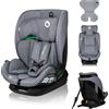Lionelo Seggiolino Auto 9-36 Kg Isofix / 15M - 12 Anni / 76-150 cm / Gruppo 1-2-3 colore Grigio - Lavander I-Size