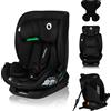 Lionelo Seggiolino Auto 9-36 Kg Isofix / 15M - 12 Anni / 76-150 cm / Gruppo 1-2-3 colore Nero - Lavander I-Size