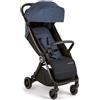 Cam Matic - Passeggino Ultraleggero Pieghevole da 0-3 Anni Schienale Reclinabile Cappottina Parasole Estendibile con Zanzariera Parapioggia colore Blu Nero