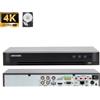 Hikvision DVR 4 canali IP 4 canali 8MP + HDD 1Tb - DS-7204HTHI-M1/S